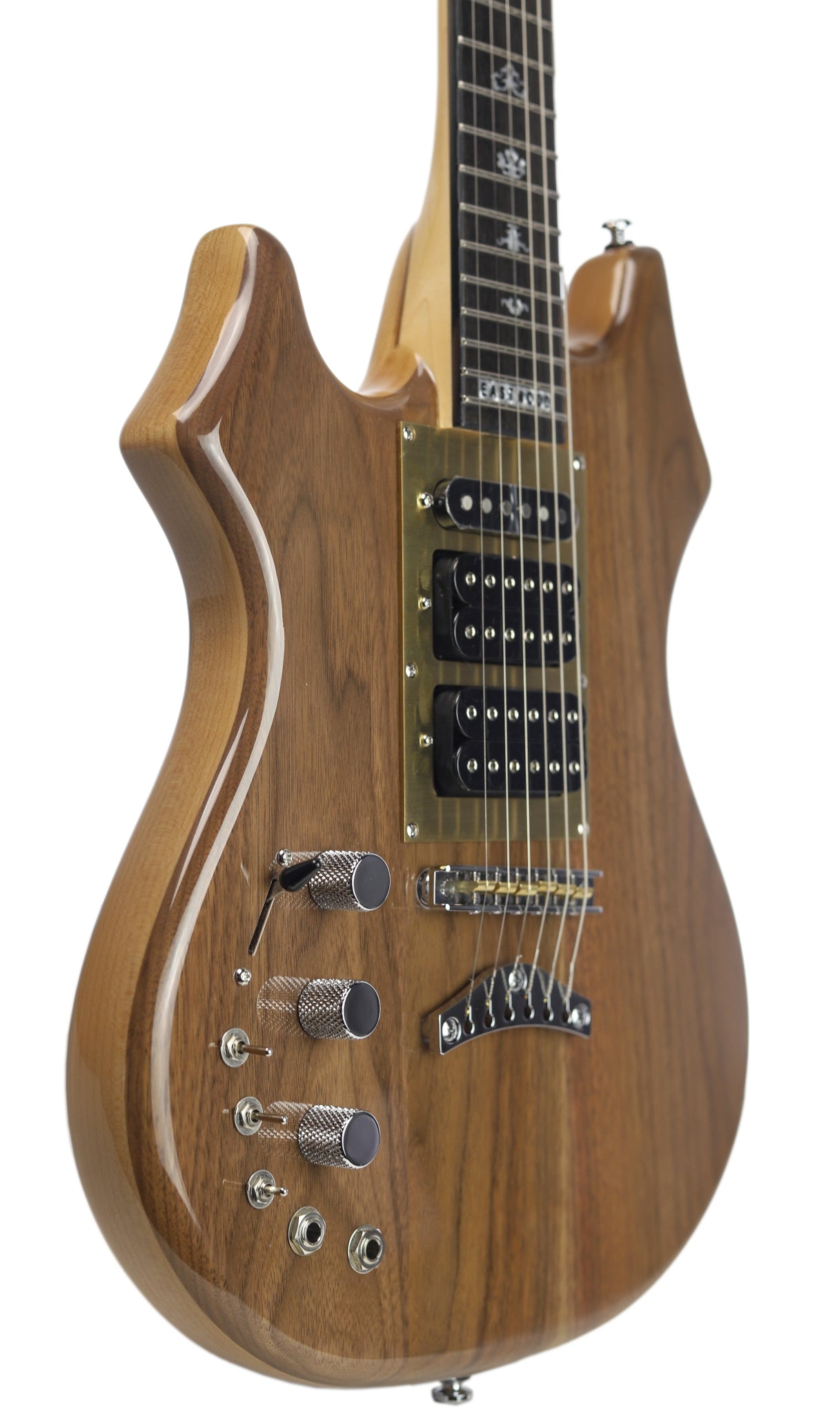 Eastwood Guitars Eastwood Tiger Guitar LH Walnut #color_walnut