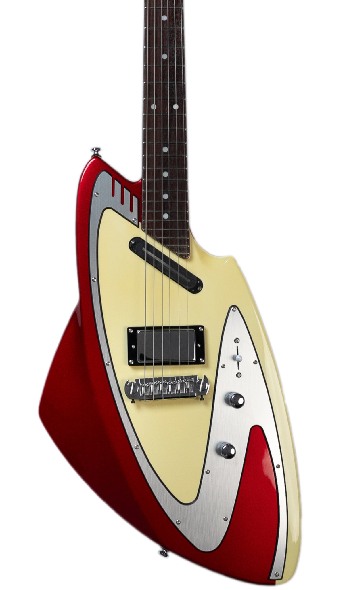 Eastwood Guitars Backlund Model 100 #color_metallic-red