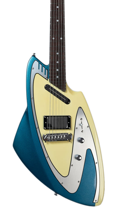 Eastwood Guitars Backlund Model 100 Blue  #color_metallic-blue