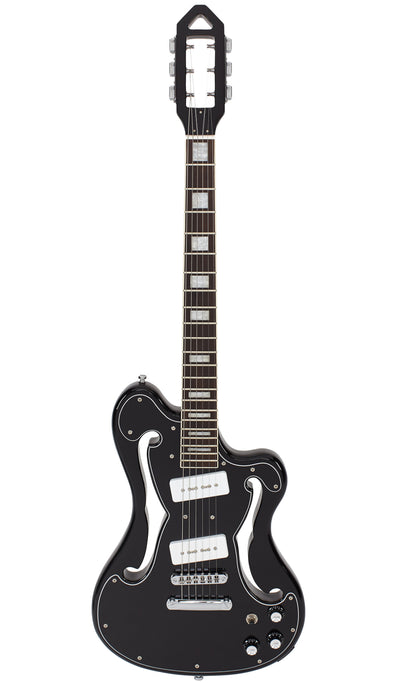 Eastwood Guitars Deerhoof EEG Black on Black #color_black-on-black