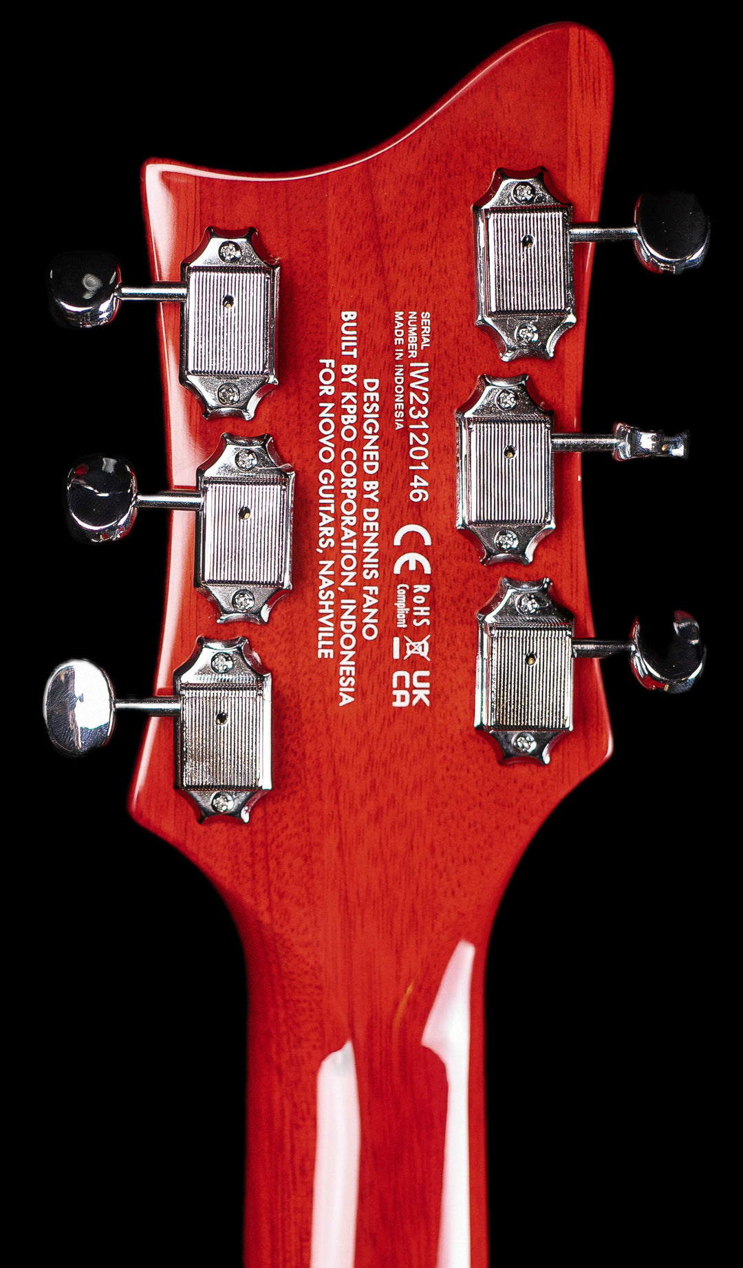 Rivolta Guitars Duocata JR #color_rosso-red