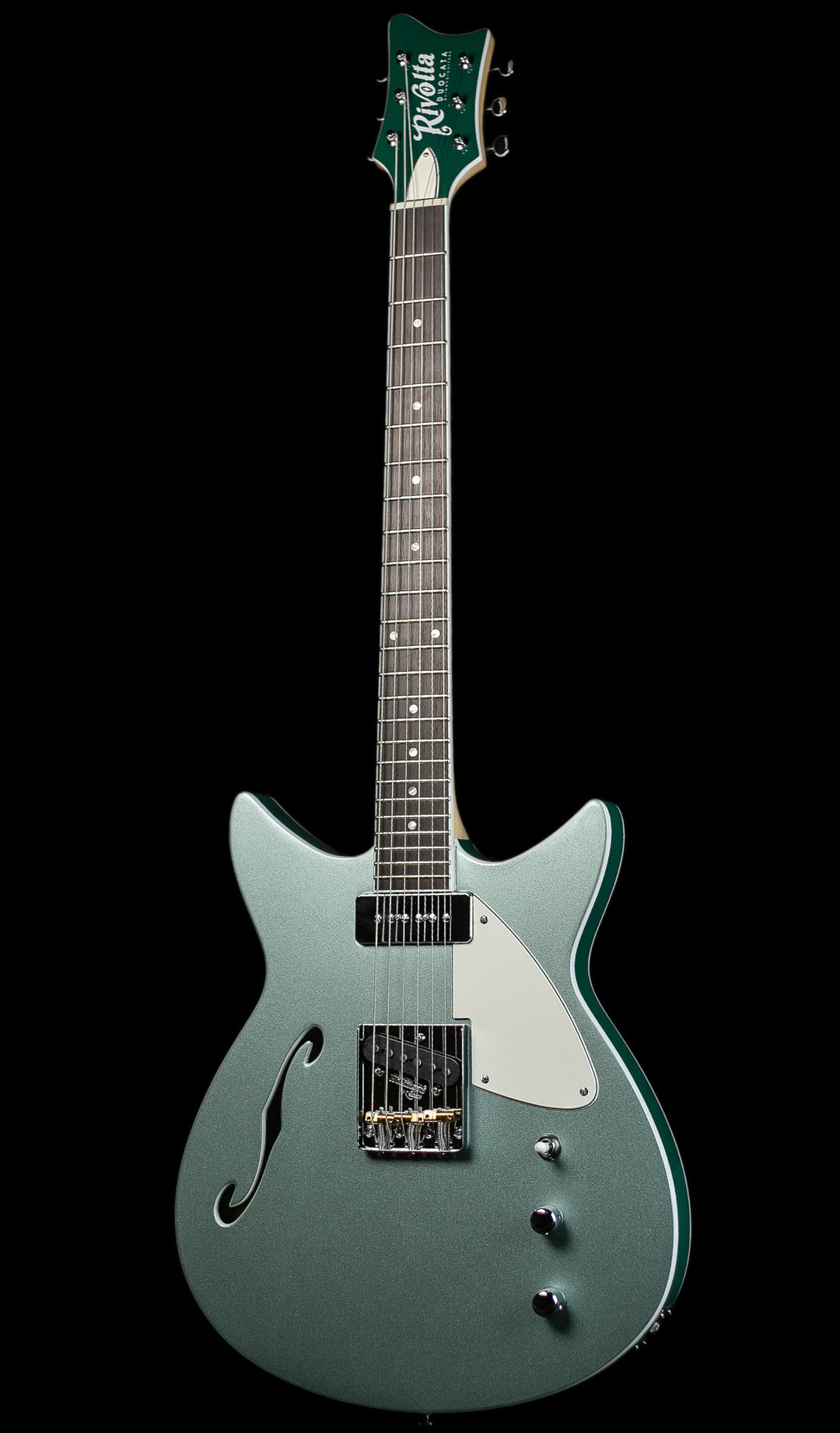 Rivolta Guitars Duocata #color_duo-verde-metallic