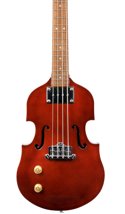 Eastwood Guitars EB 1 Bass Natural Mahogany Stain #color_natural-mahogany-stain