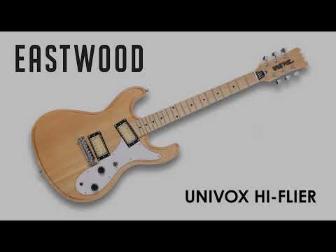 Eastwood Guitars Univox HiFlier Black #color_white