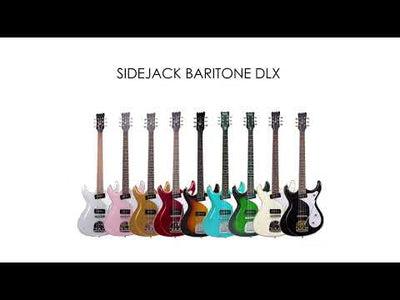 Eastwood Guitars Sidejack Baritone DLX Greenburst #color_greenburst