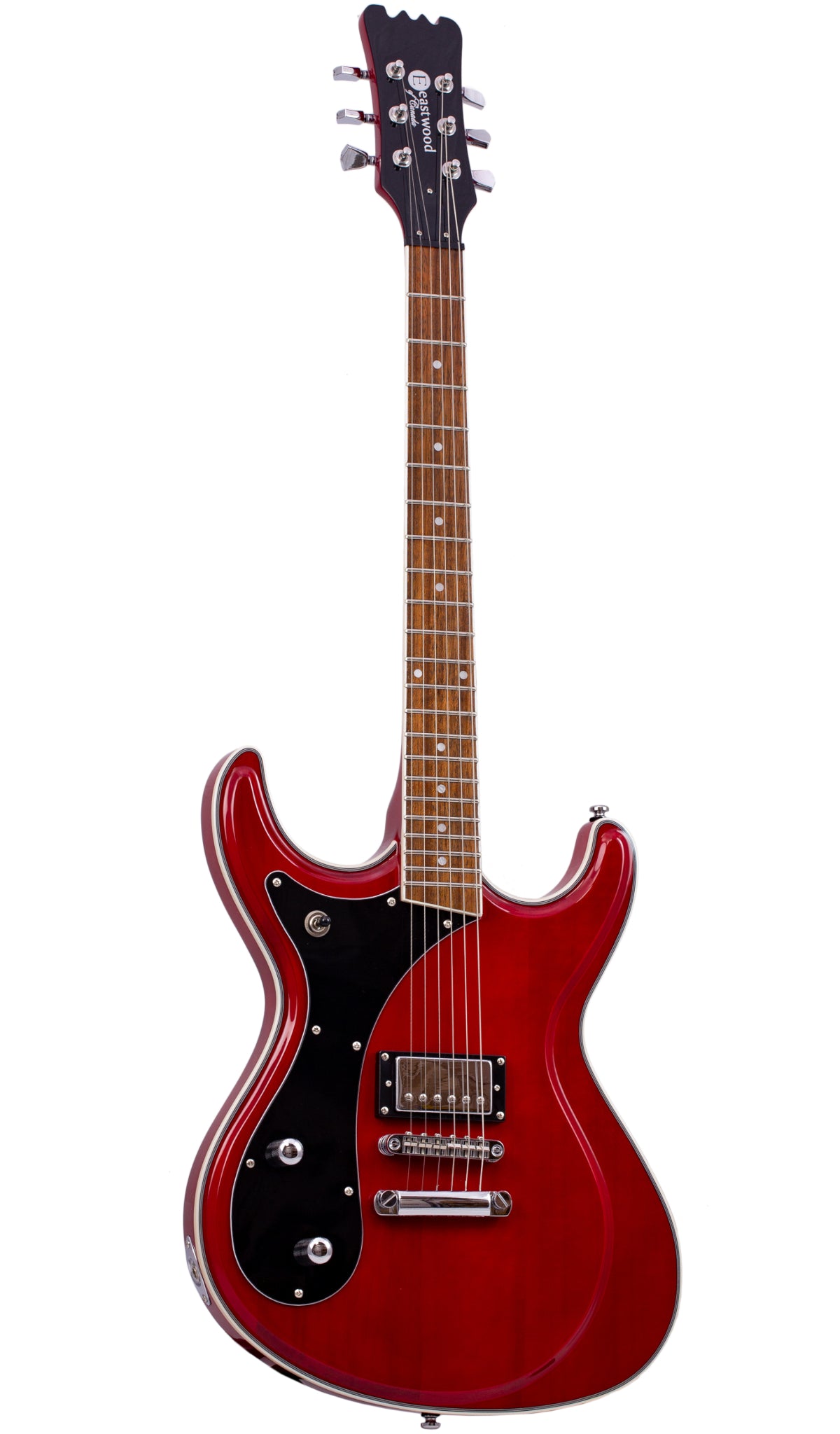 Eastwood Guitars Sidejack Standard HB1-LH #color_dark-cherry