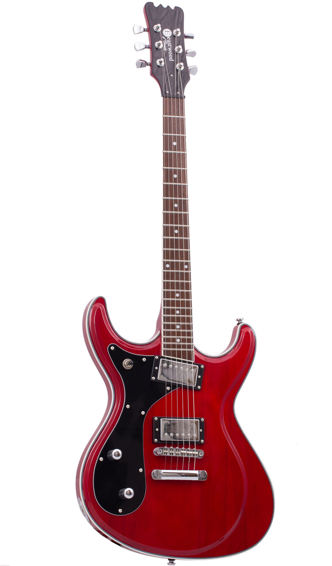 Eastwood Guitars Sidejack Standard HB LH #color_dark-cherry