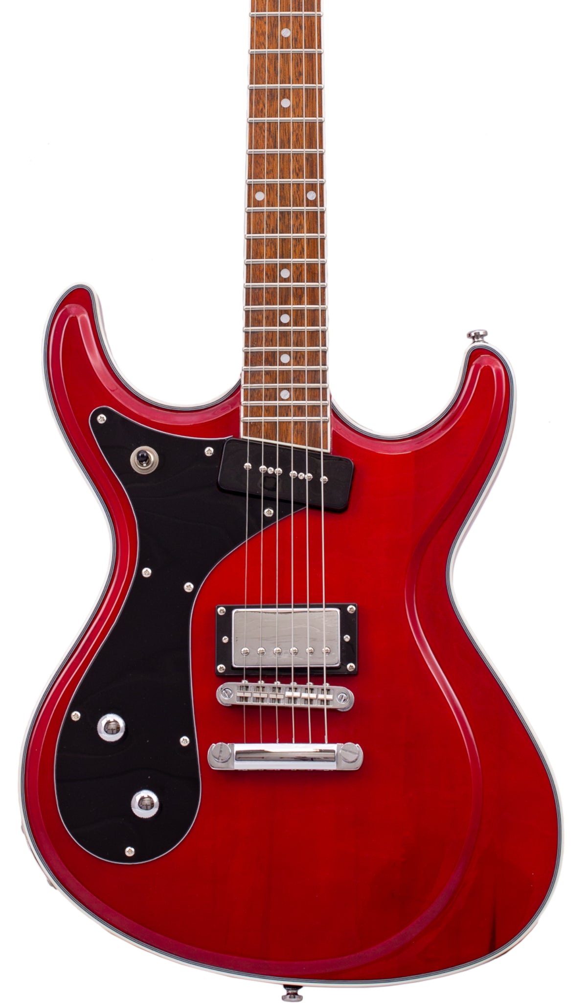 Eastwood Guitars Sidejack Standard HB-P LH #color_dark-cherry