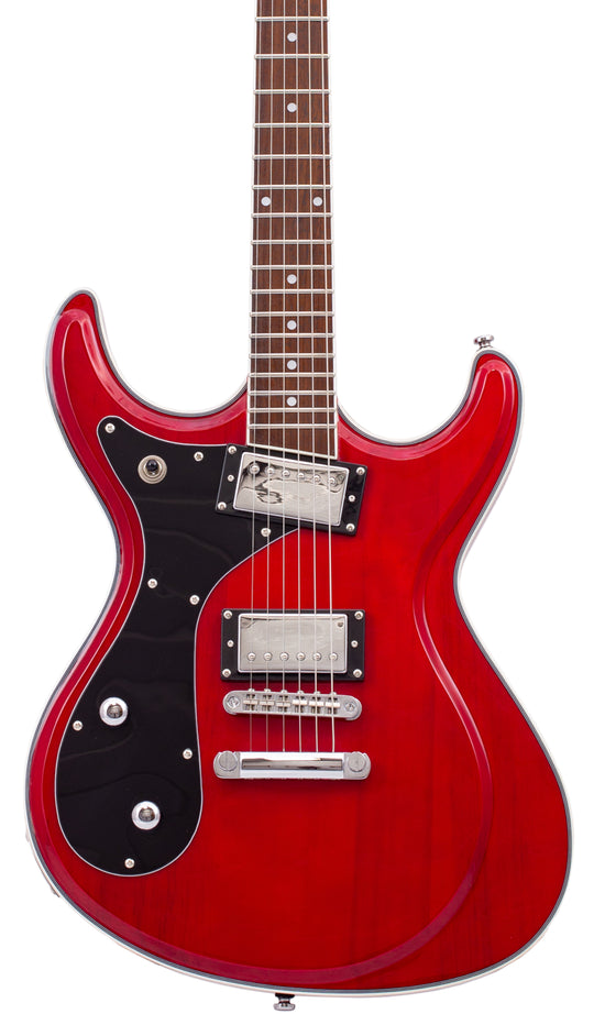 Eastwood Guitars Sidejack Standard HB LH #color_dark-cherry