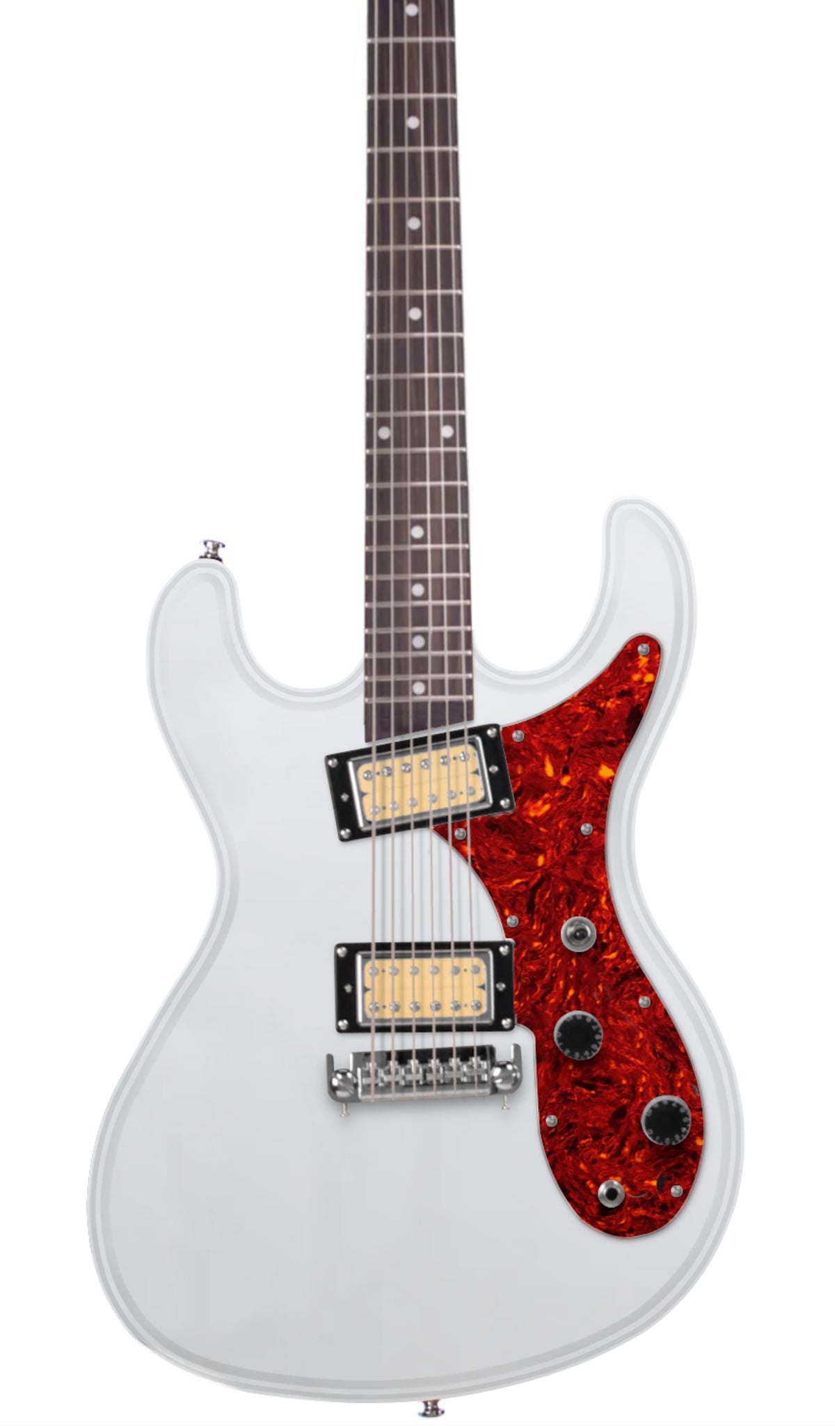 Eastwood Guitars Univox HiFlier #color_pearl-white