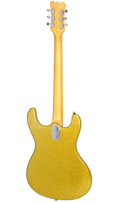 Eastwood Guitars Sidejack PRO DLX Gold Metal Flake #color_gold-metal-flake