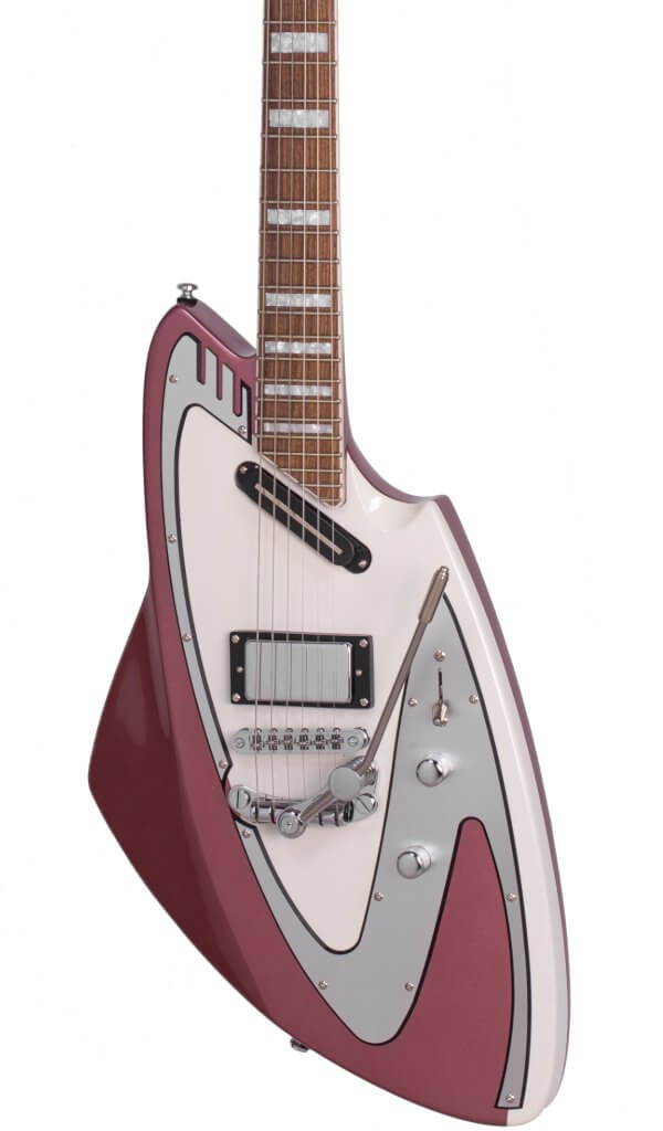 Eastwood Guitars Backlund Model 100 DLX #color_burgundy-mist-metallic