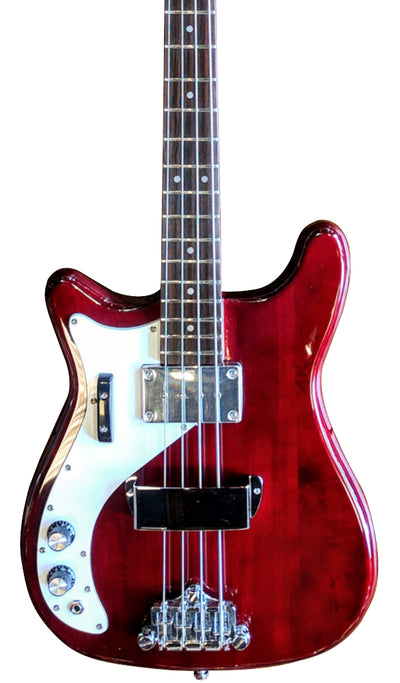 Eastwood Guitars Eastwood Newport Bass LH Cherry #color_cherry