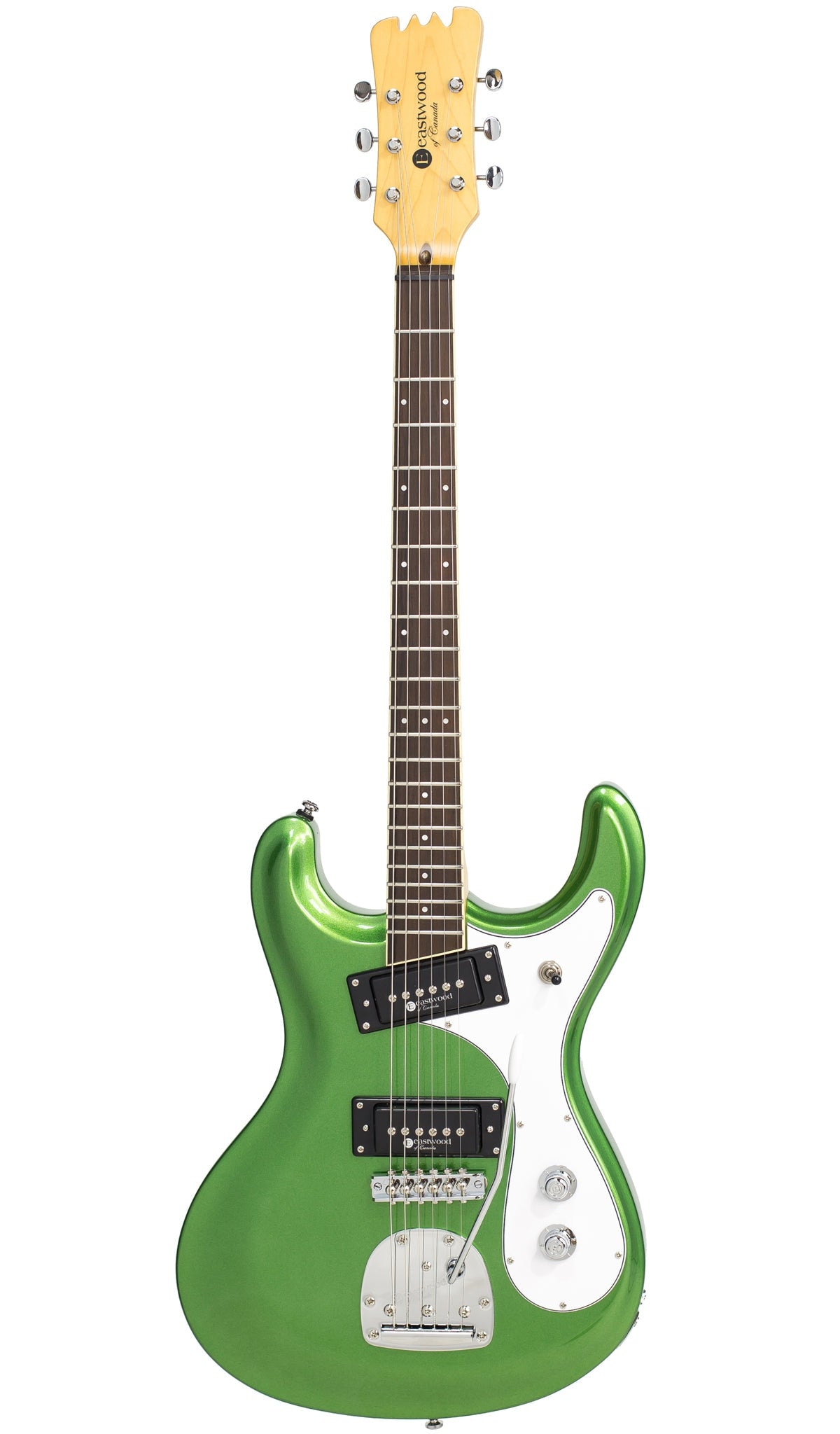 Eastwood Guitars Sidejack PRO DLX Candy Green #color_candy-green