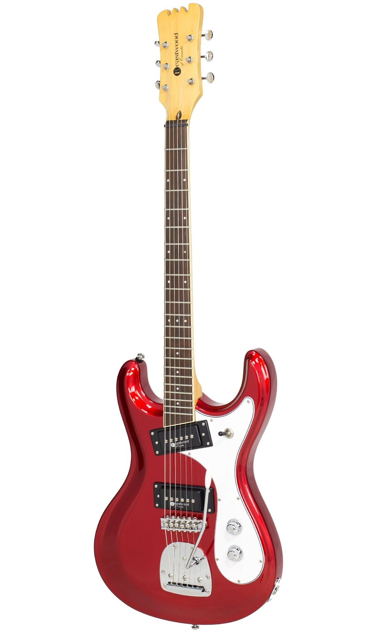 Eastwood Guitars Sidejack PRO DLX Candy Red #color_candy-red