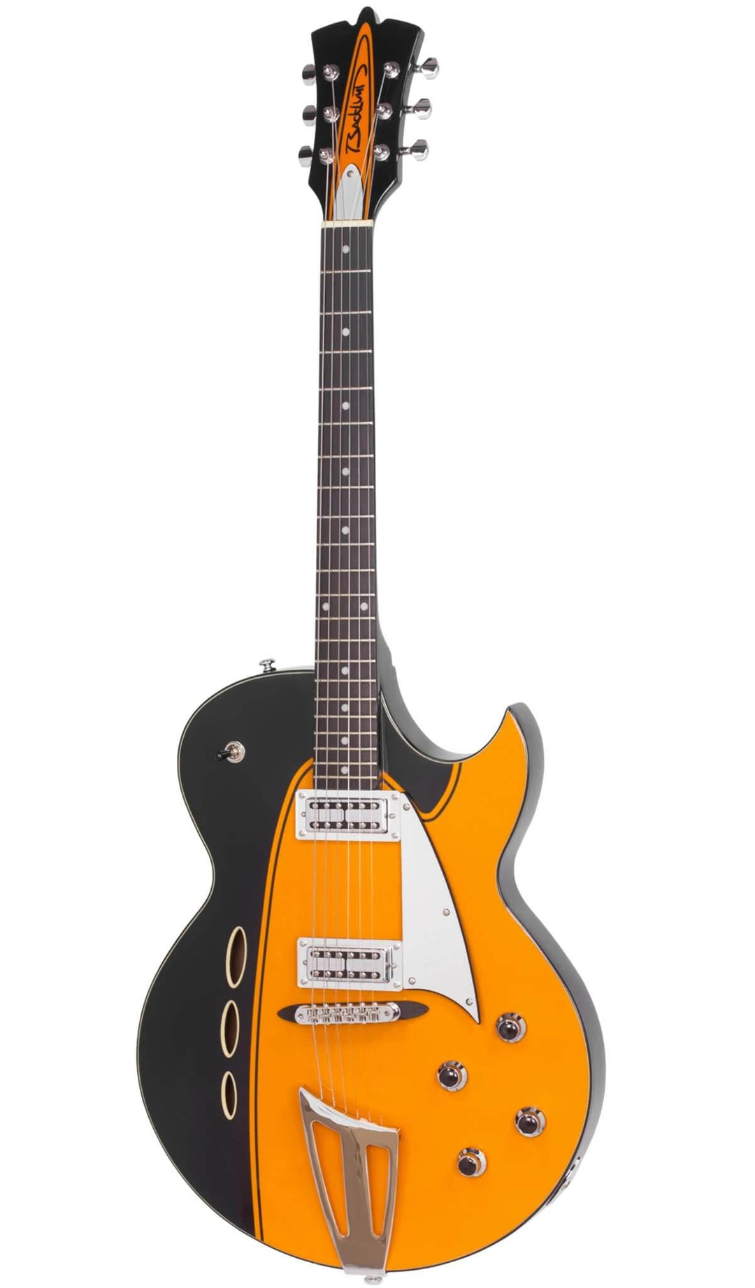 Eastwood Guitars Backlund Rockerbox II Black-Orange #color_black-orange