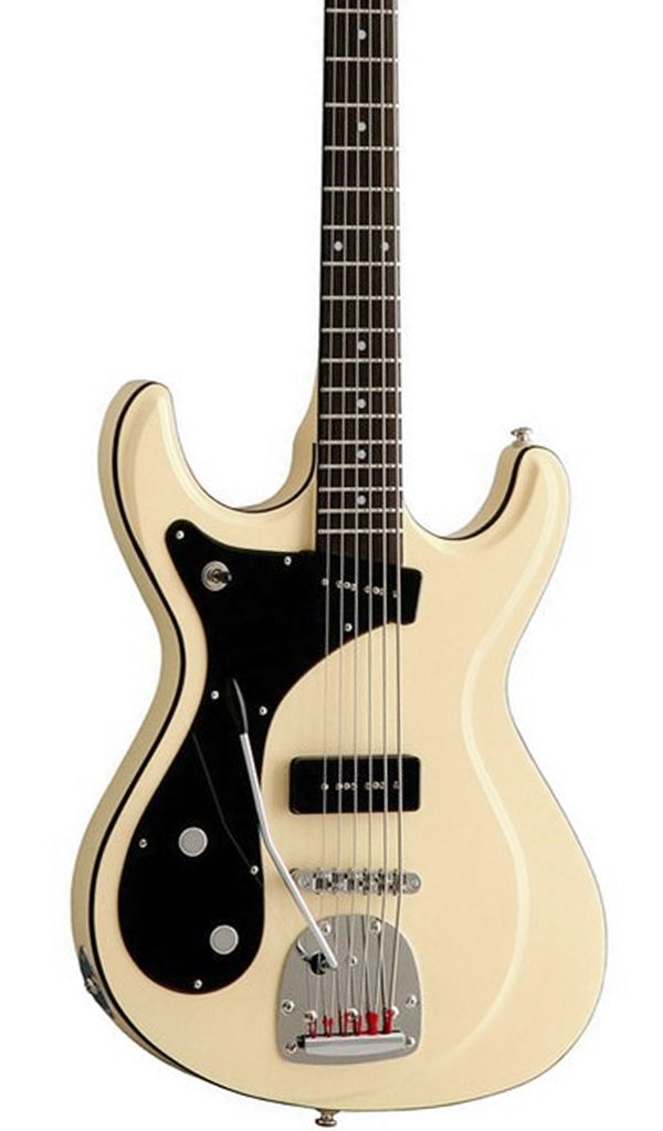 Eastwood Guitars Sidejack Bass VI Vintage Cream LH 