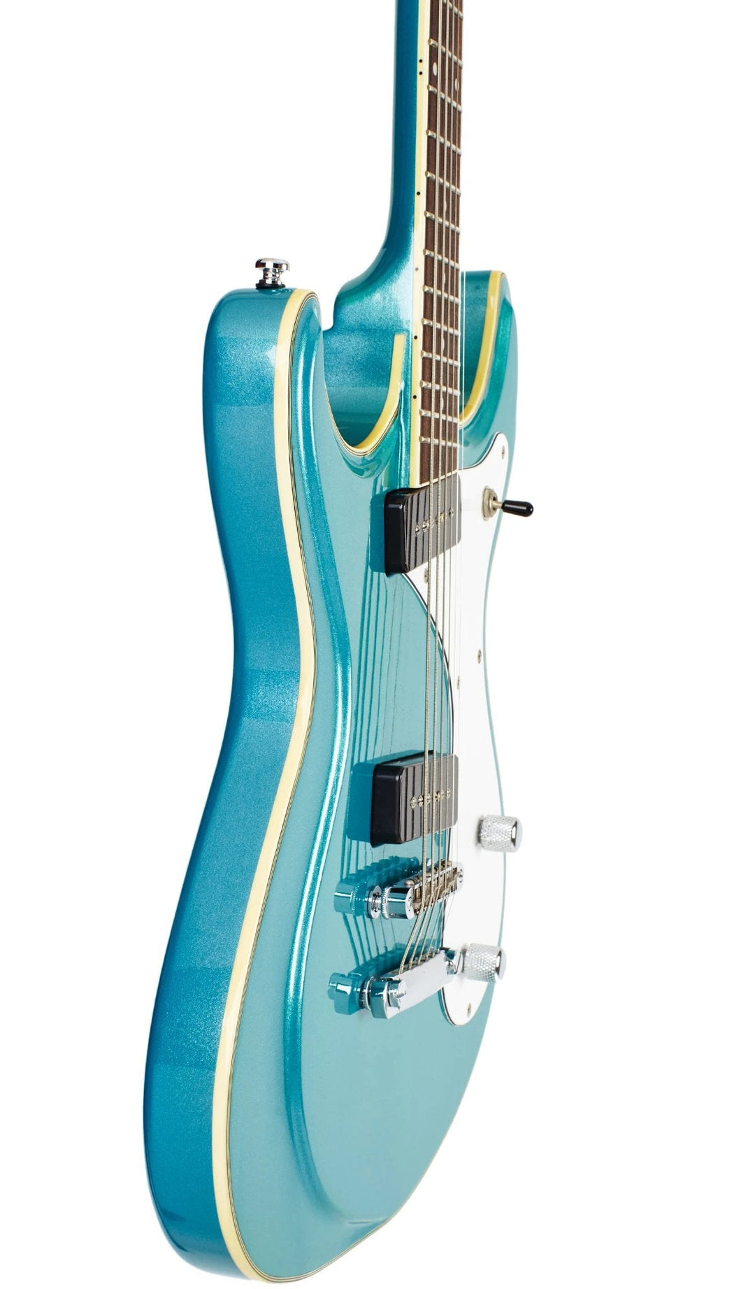 Eastwood Guitars Sidejack Baritone Metallic Blue #color_metallic-blue