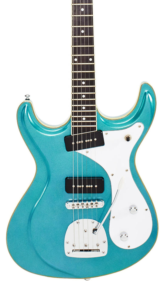 Eastwood Guitars Sidejack DLX Metallic Blue #color_metallic-blue