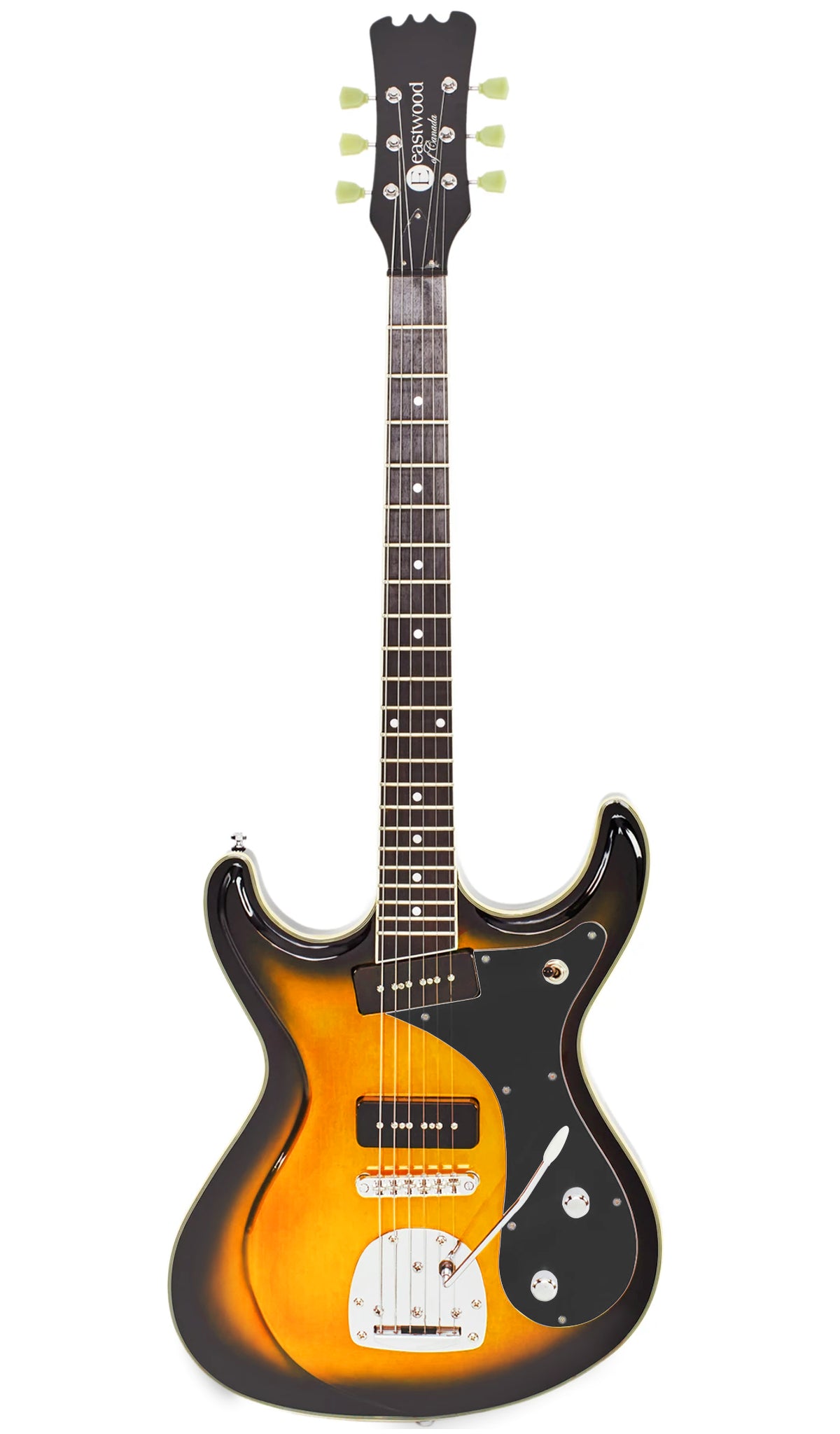 Eastwood Guitars Sidejack DLX Tobacco Burst #color_tobacco-burst