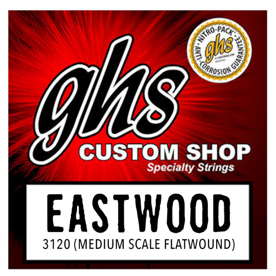 Eastwood/GHS Custom Strings - Bass (Flatwound)