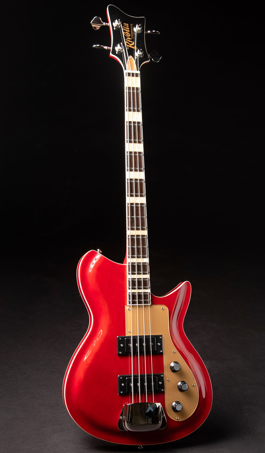 Eastwood Guitars Rivolta Combinata Bass VII Rosso Red #color_rosso-red