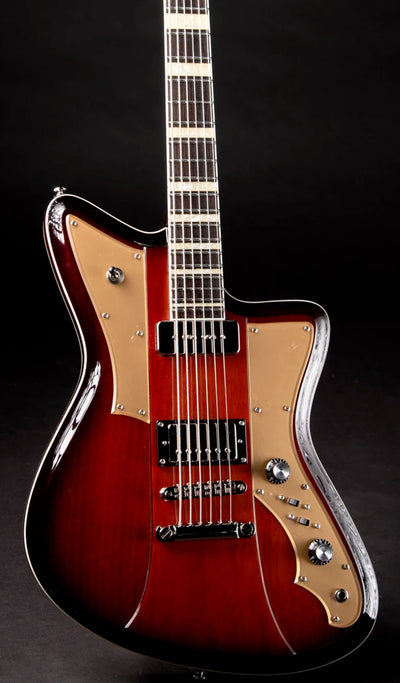 Eastwood Guitars Rivolta Mondata Baritone VIII Fuoco Burst #color_fuoco-burst