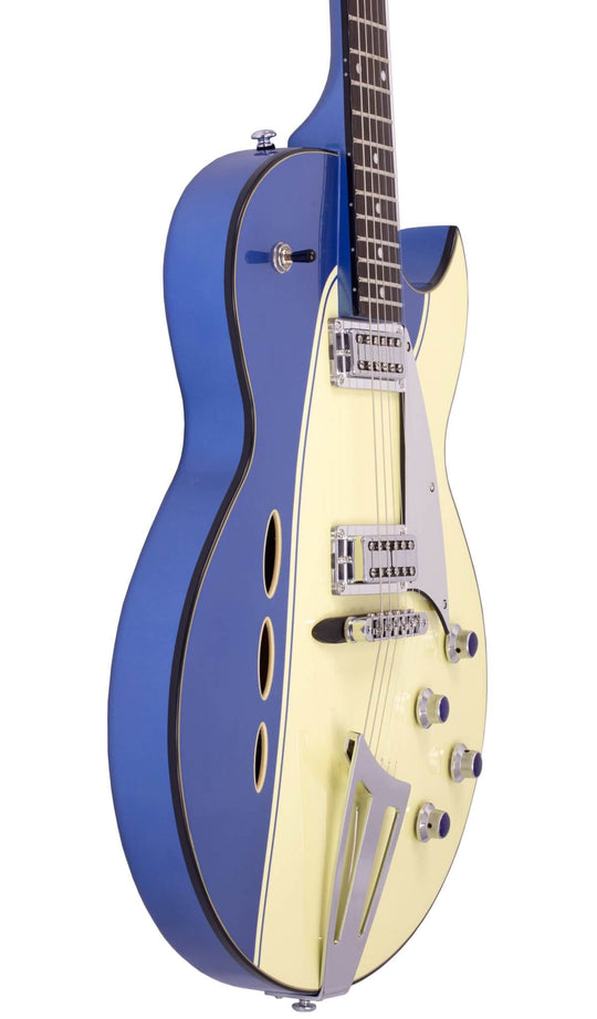 Eastwood Guitars Backlund Rockerbox II Blue-Creme #color_blue-creme