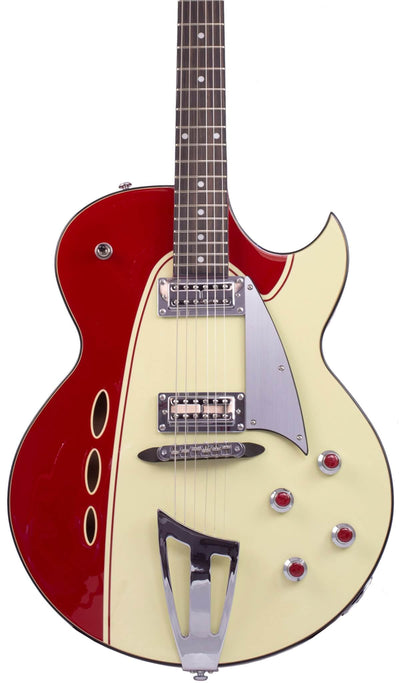 Eastwood Guitars Backlund Rockerbox II Red-Creme #color_red-creme