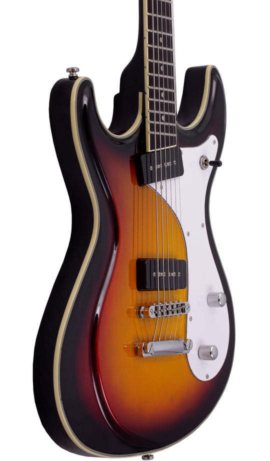 Eastwood Guitars Sidejack Baritone Sunburst #color_sunburst