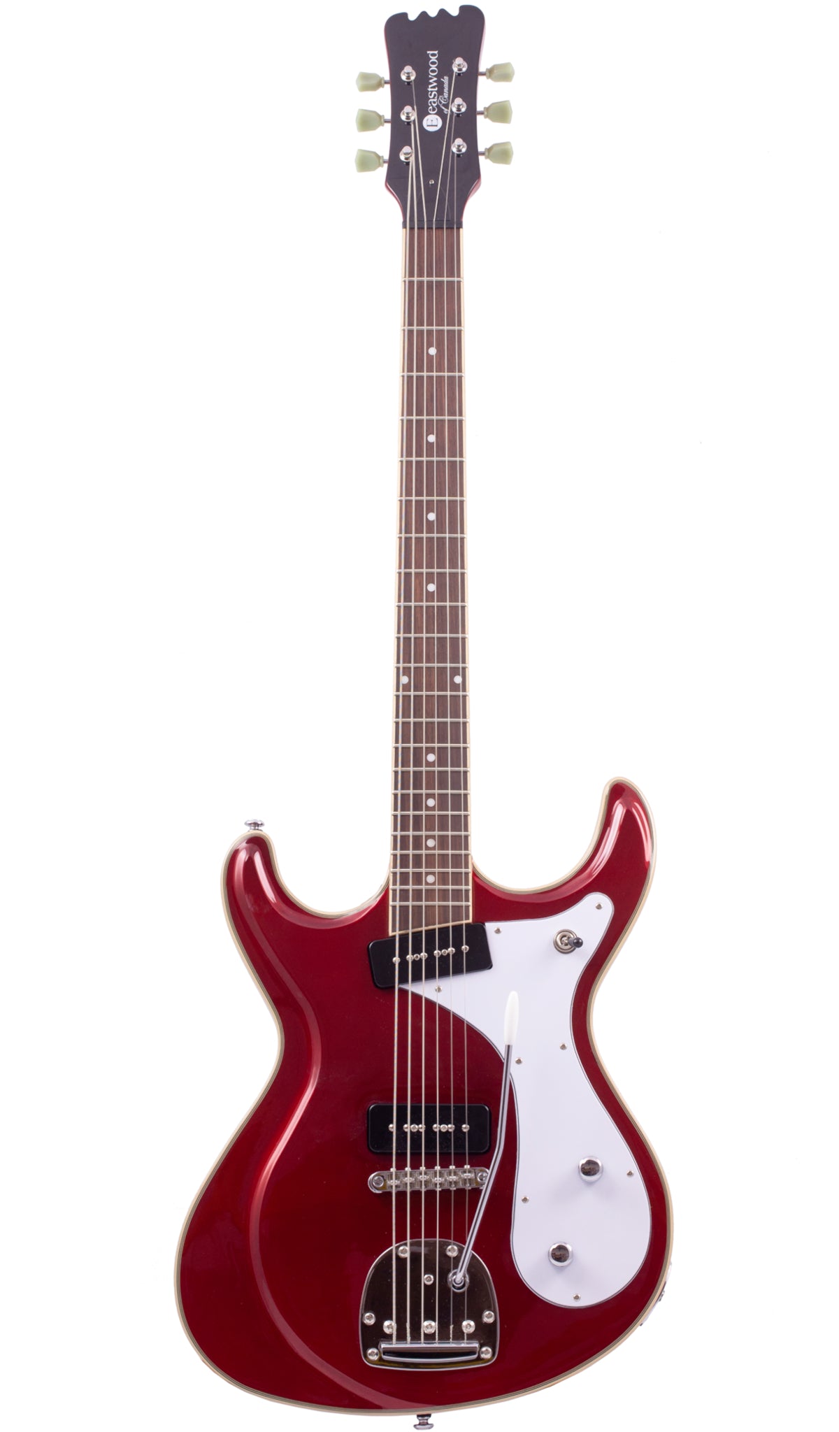 Eastwood Guitars Sidejack Baritone DLX Red #color_red