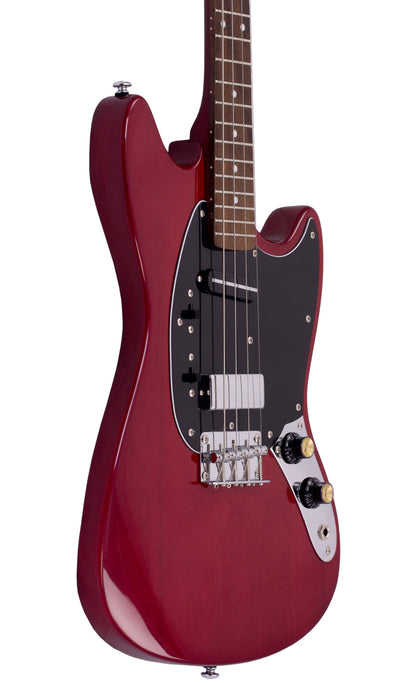 Eastwood Guitars Warren Ellis Tenor Baritone 2P Dark Cherry #color_dark-cherry